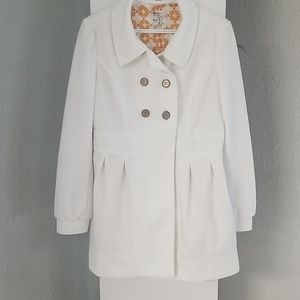 Cream colored pcoat